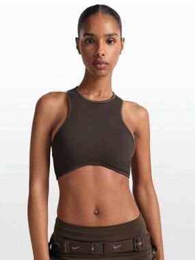 NikeSKIMS Ribbed Seamless RACER FRONT BRA
